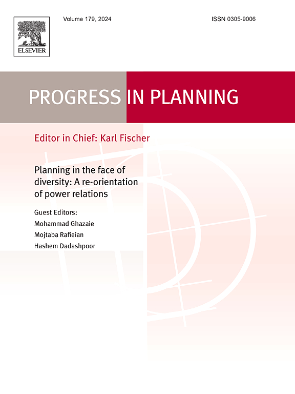 Go to journal home page - Progress in Planning